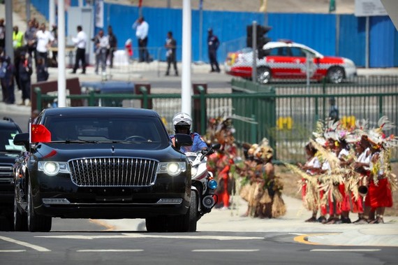 巴布亞新幾內亞政府購買瑪莎拉蒂豪華轎車接送各國領袖。（圖源：AFP）