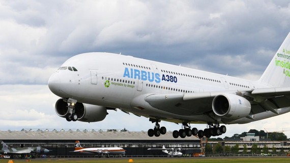 歐洲航空業巨頭空中客車公司當地時間14日發表聲明說，將停止生產A380型客機。（圖源：互聯網）