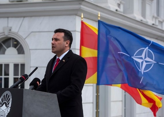 馬其頓正式更名“北馬其頓共和國”。圖為北馬其頓共和國總理札耶夫。（圖源：互聯網）