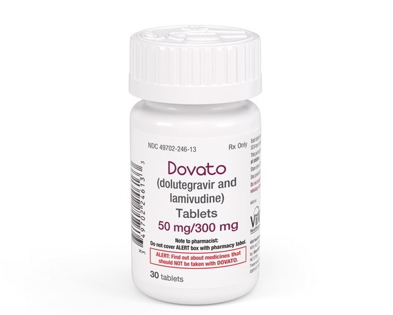 新獲批的藥物Dovato是由固定劑量的度魯特韋和拉米夫定組成的單一片劑，每日服用一次。（圖源：互聯網）