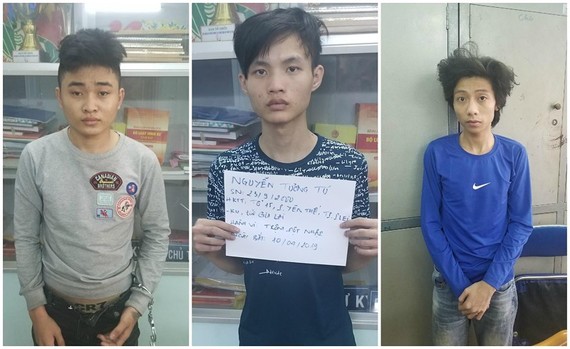 涉案的3名嫌犯李泰輝(左)、林日武(中)和阮相秀。（圖源：公安機關提供）