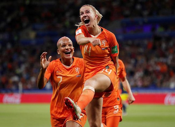荷蘭女足挺進決賽。（圖源：互聯網）