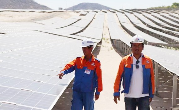 平順省綏豐縣的太陽能光電發電廠已於今年5月底投入運行。