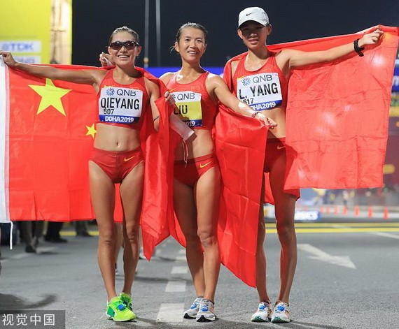 中國選手包攬前三名。（圖源：互聯網）