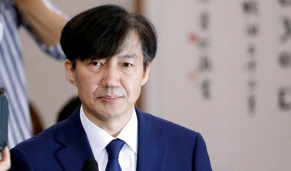 韓國法務部長官曹國14日下午正式表明辭意。（圖源：互聯網）