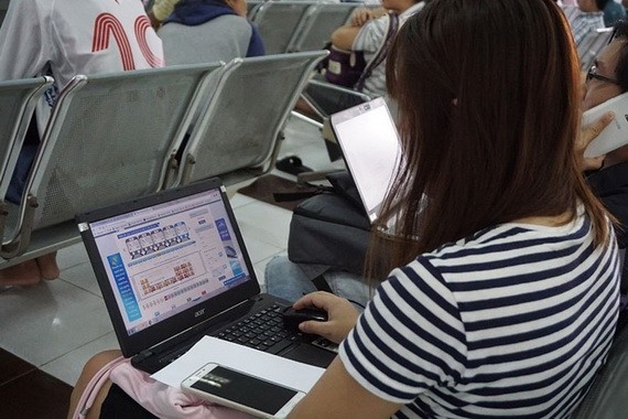 乘客可直接通過越南火車網站訂購春節火車票。（圖源：MQ）