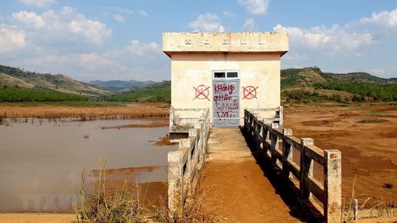 廢墟多年的達吳水利工程項目。