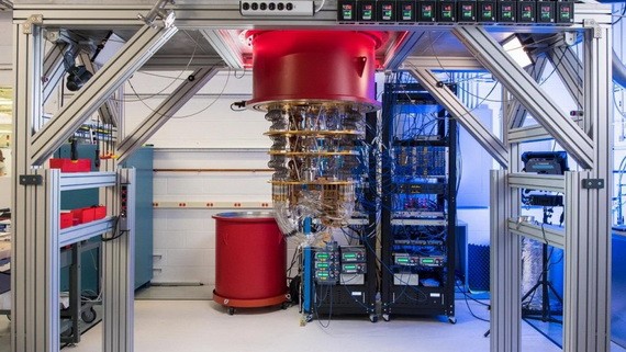 圖為谷歌的量子計算機。（圖源：互聯網）