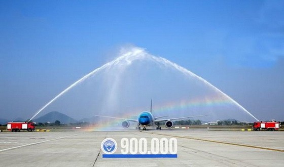越航迎來第 90 萬個航班。（圖源：越航）