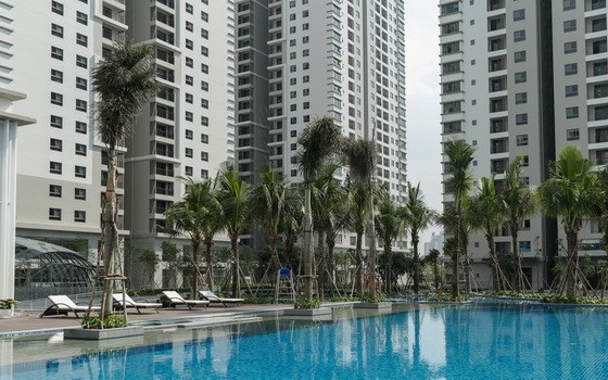 Saigon South Residences住房項目一期階段的A、B與C座公寓一瞥。（圖源：互聯網）