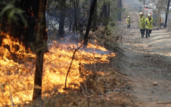 澳大利亞山火持續蔓延。（圖源：AP）