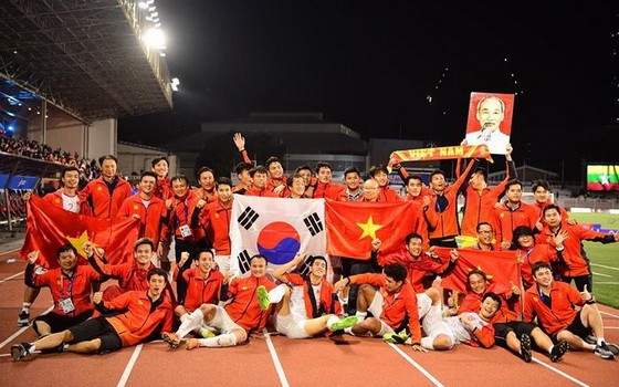 越南U22男足隊勇奪2019年東南亞運動會冠軍。