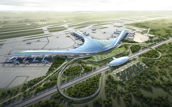 圖為隆城機場總體設計圖。（圖源：ACV）