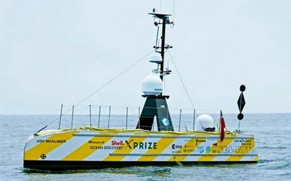 該艘長12米的無人船Maxlimer 號。（圖源：互聯網）