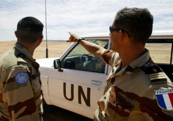 圖為聯合國西撒哈拉全民投票特派團。（圖源：AFP）