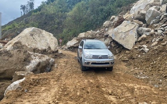 遭泥石流的東長山路日前已恢復通車。（圖源：陲玲）