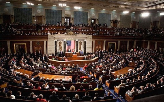美國國會參議院議會現場。（圖源：路透社）
