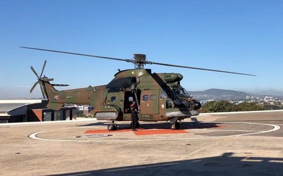 霍德斯普魯特空軍基地此前被譽為“南非戰鬥機之鄉”，目前亦是南非空軍第十九直升機中隊的所在地。（圖源：NSRI）