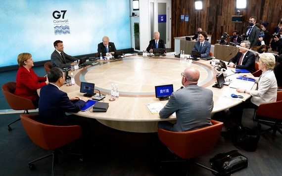 G7領導人開啟為期三天的峰會。（圖源：路透社）