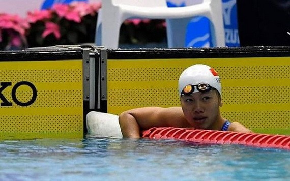 越南游泳選手阮氏映圓。（圖源：互聯網）