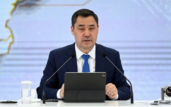 吉爾吉斯斯坦總統薩德爾‧扎帕羅夫。（圖源：互聯網）