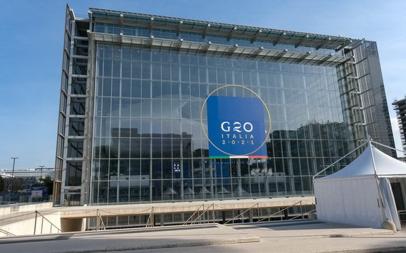 意大利羅馬拍攝的G20峰會主會場羅馬會議中心。（圖源：新華社）