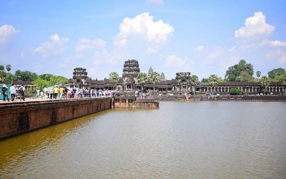柬埔寨吳哥古跡一景。（圖源：互聯網）