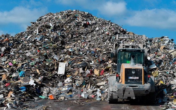 若懂得循環再利用垃圾也是有價值的資源。（越通社、AFP圖片）