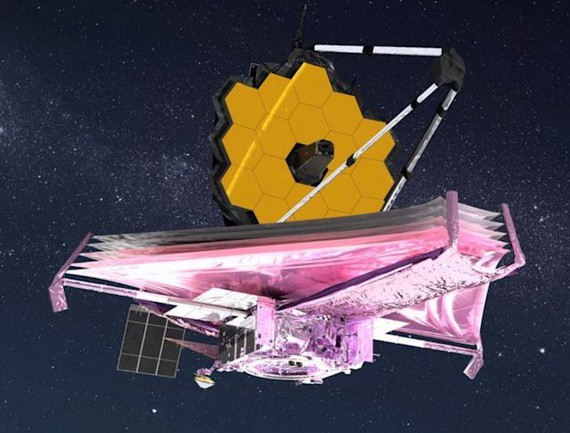 韋伯太空望遠鏡完成部署。（圖：NASA臉書）