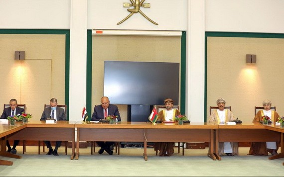 阿曼-埃及聯合商業理事會第15次會議現場。（圖：阿曼外交部）
