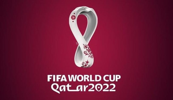 2022卡塔爾世界盃橫幅。（圖：互聯網）