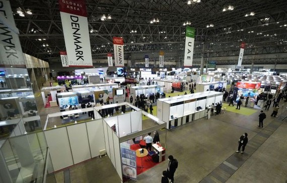 10月18日，日本最新IT展會“CEATEC 2022”在千葉市幕張國際會展中心開幕。（圖：共同社）