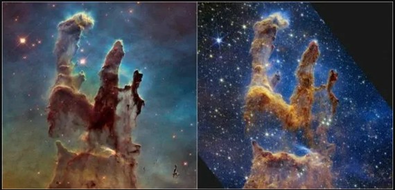 NASA 公佈“創生之柱”新圖像