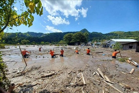 納爾蓋颱風虐待菲律賓，多地遭受嚴重影響。（圖：越通社）