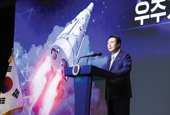 韓國提出2045年登陸火星的航天願景。（圖：韓聯社）
