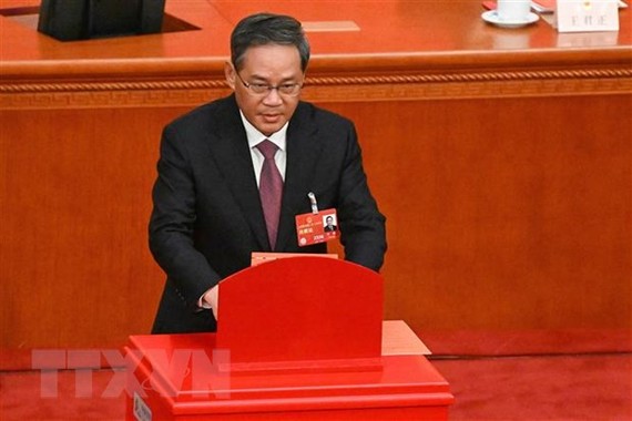 新任中国国务院总理李强。（图：越通社）