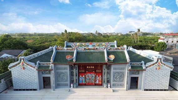 珠洋市柴马坡福兴古庙。