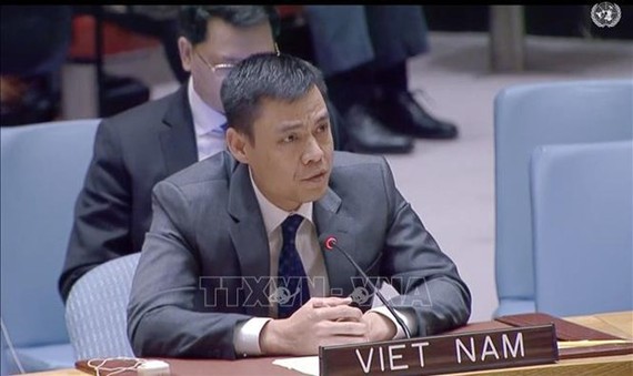 越南常驻联合国代表邓黄江大使。（图：越通社）