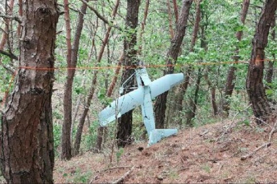 韓國邊境發現疑似朝軍無人機（圖片來源：互聯網）