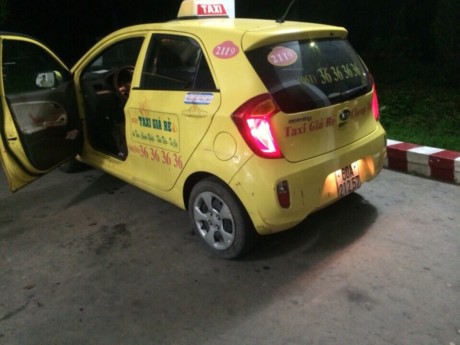 司機杜煌俊駕駛的計程車。（圖片來源：互聯網）
