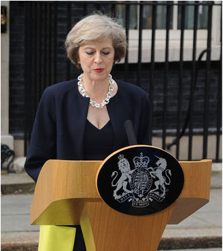 英國首相特蕾莎‧梅（圖片來源：互聯網）