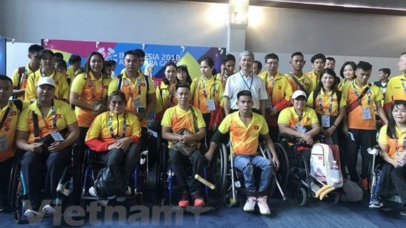 越南殘疾體育代表團。