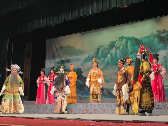 中國汕頭市廣東潮劇院二團演出的一幕。