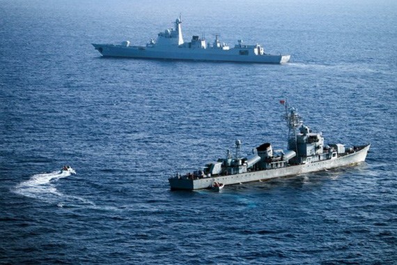 美國防部反對中國在東海軍演