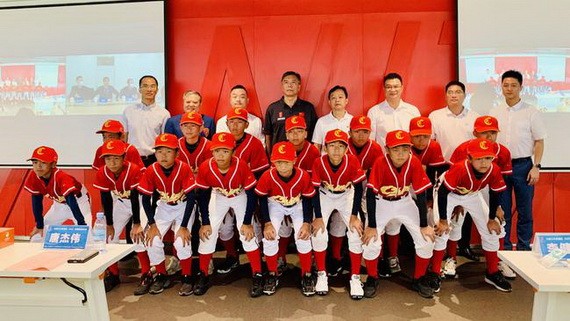 中國少年棒球隊落戶灣區。