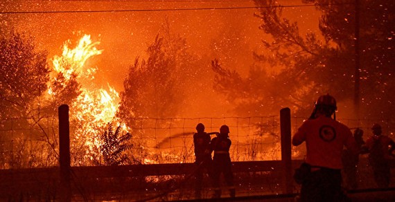 “火災天氣”是指天氣條件有利於野火的發生和蔓延。圖源：互聯網