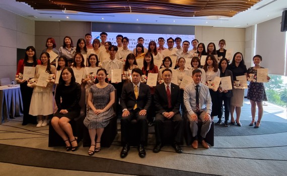 2022年台灣獎學金與華語文獎學金頒獎典禮。