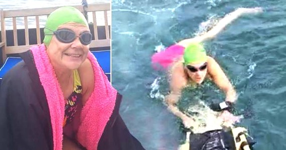 殘疾女子游泳穿越英吉利海峽
