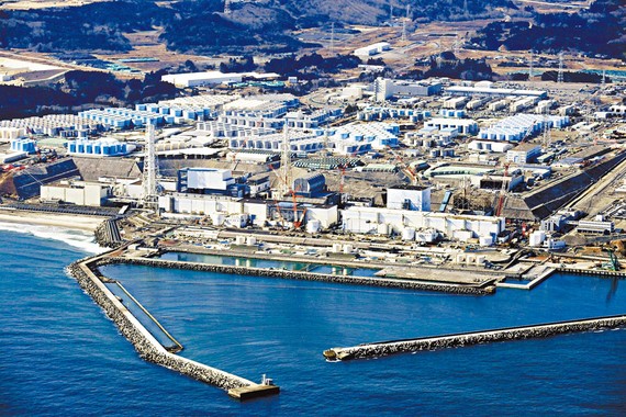 日本政府於去年4月決定，將福島核污水經過濾並稀釋後排放入海。 資料圖片