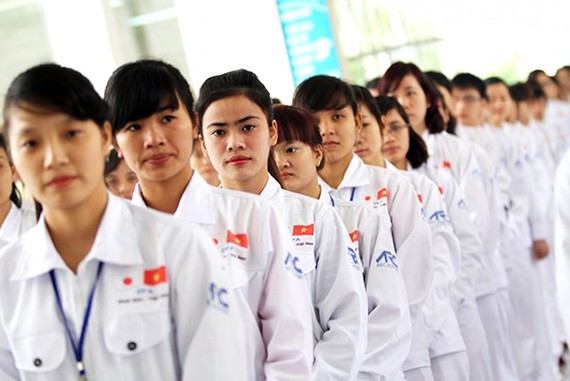 境外勞務輸出戰略的目標是為了讓越南勞工有機會學習 和提高業務水平。